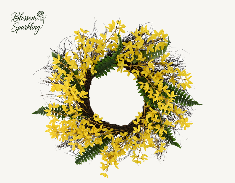 Winter Jasmine Sun Wreath